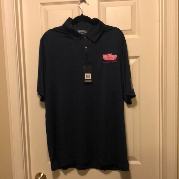 Pebble Beach golf shirt XL 2022 Palace golf classic iHeart Media patch, NWT - Picture 1 of 8